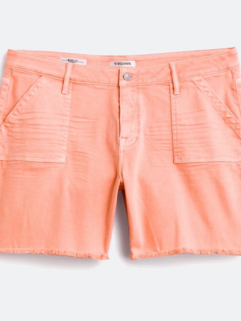 Vigoss Coral Utility Denim Bermuda Shorts
